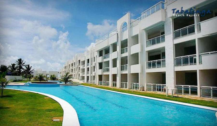 Sonia Flats - Apartamento térreo em condominio em frente à Praia de Camurupim