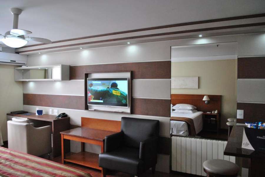 Flat em Hotel 4 estrelas Ed Alpenhaus Gramado-4 pessoas