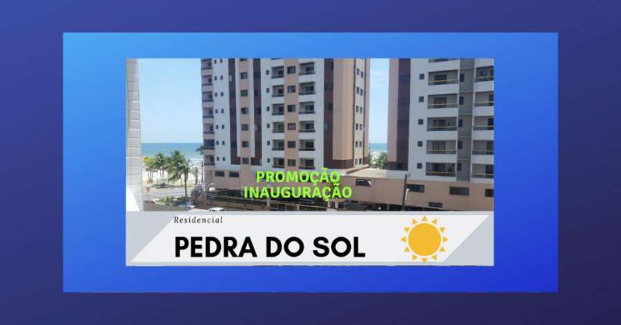 Praia Grande - Apto Novinho - 20 passos da praia
