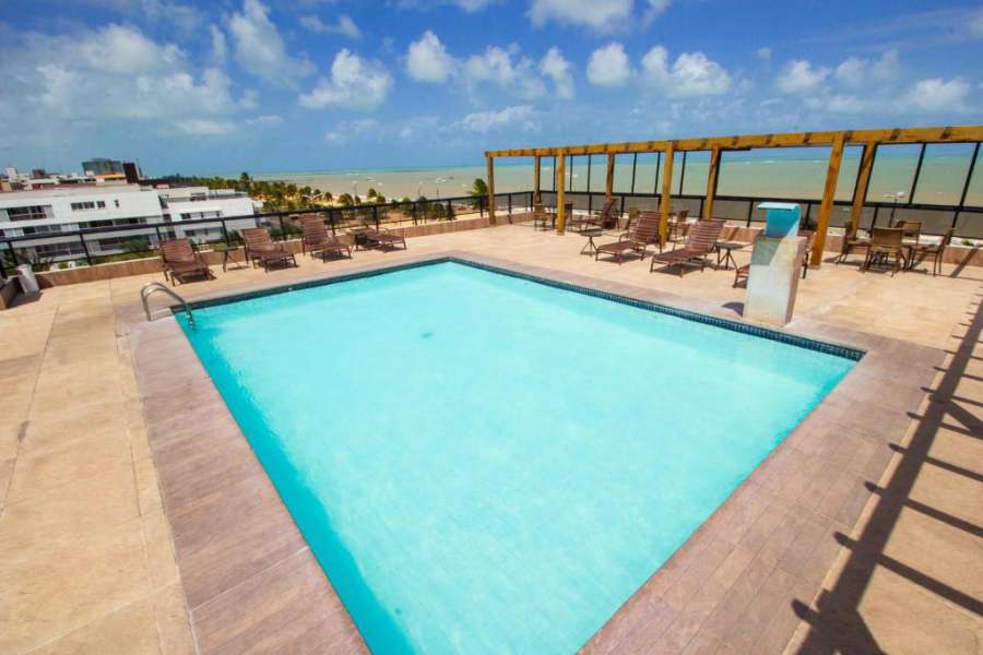 Marinas Flat - Excelente localização na orla de Cabo Branco