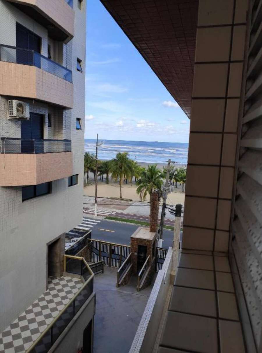 Apartamento pé na areia de frente para a praia - Vila Tupi