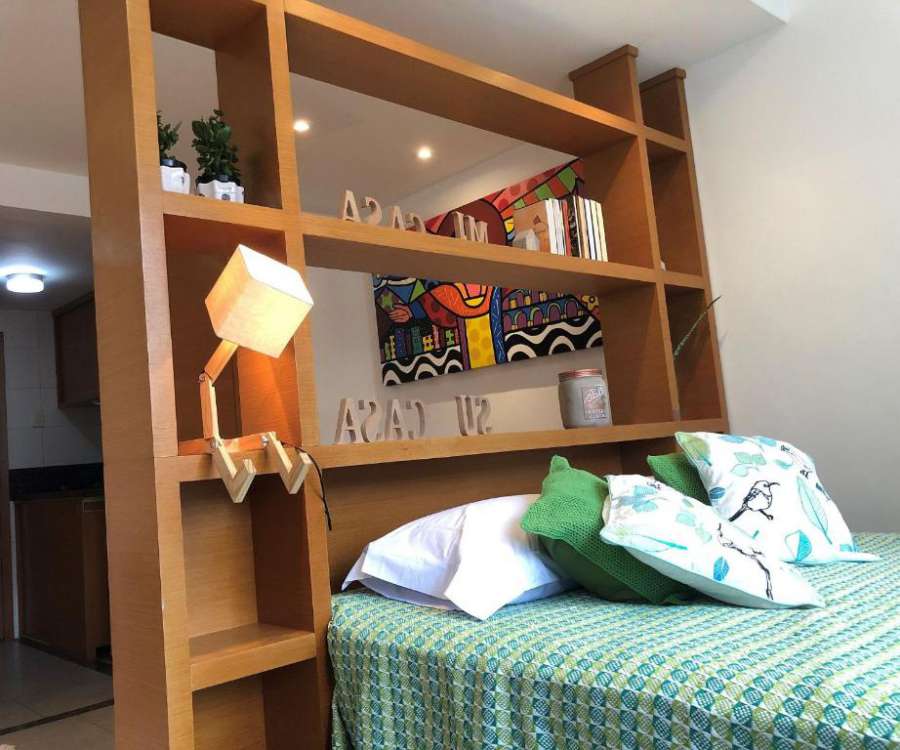 LOFT em COPACABANA com VISTA para o CRISTO REDENTOR 50m METRO e 500 m PRAIA - CAMA QUEEN e Portaria 24h