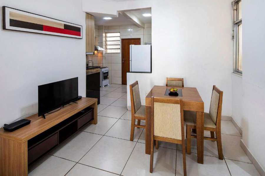 Moderno 2 quartos na quadra da praia em Copa para 6 pessoas!
