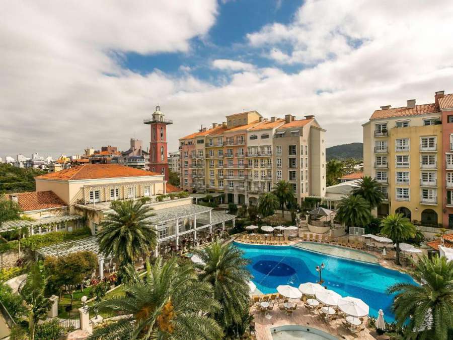 Apartamento no Il Campanário design exclusivo vista mar em Jurerê Internacional JQ01