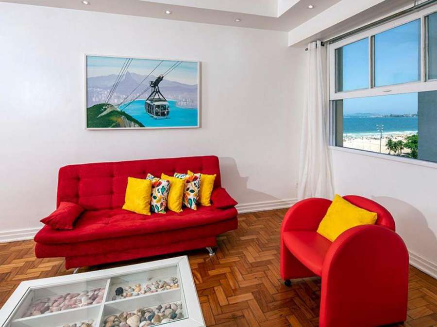 Enorme 3 quartos com jacuzzi e vista mar para 8 pessoas em Copacabana!