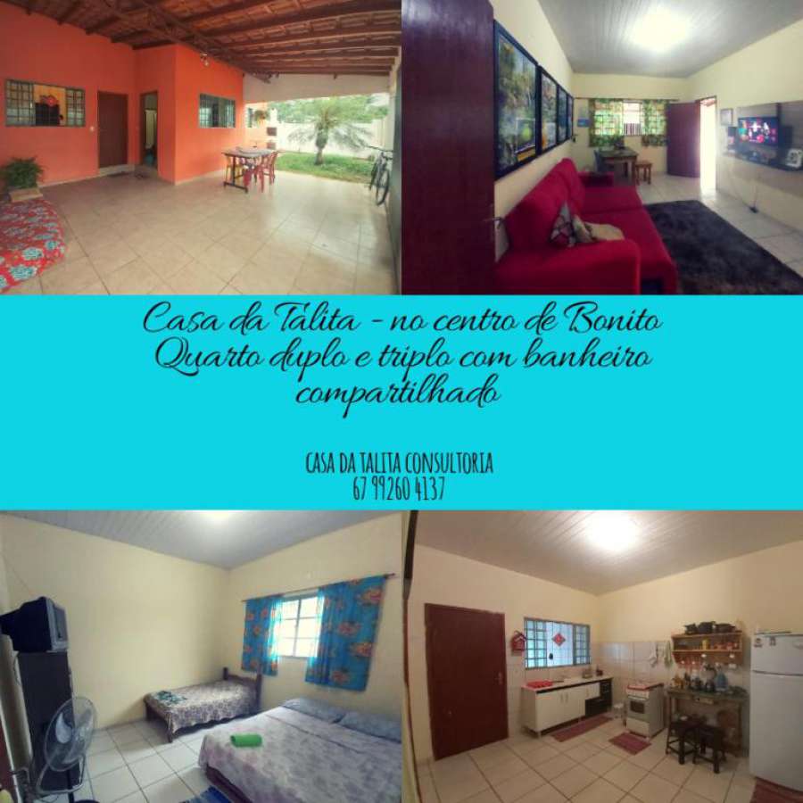 Casa da Talita - apto triplo com banheiro compartilhado