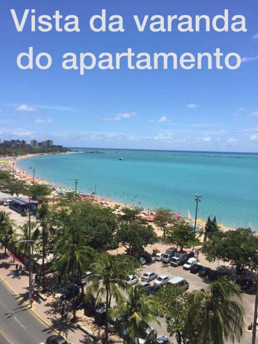 Apto 901 - Dois quartos à beira na praia de Pajuçara