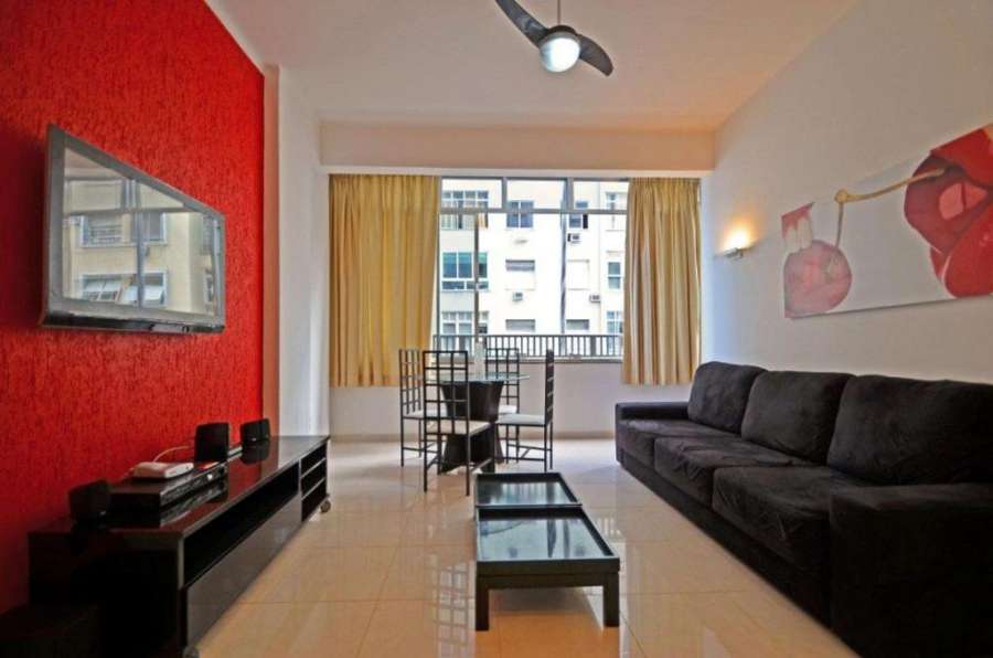 Apartamento moderno de 3 quartos com vista mar para 7 pessoas em Copacabana!