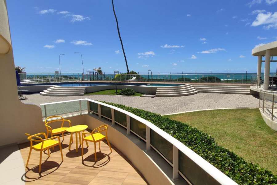 Apê com terraço em Frente ao Mar - Sunset