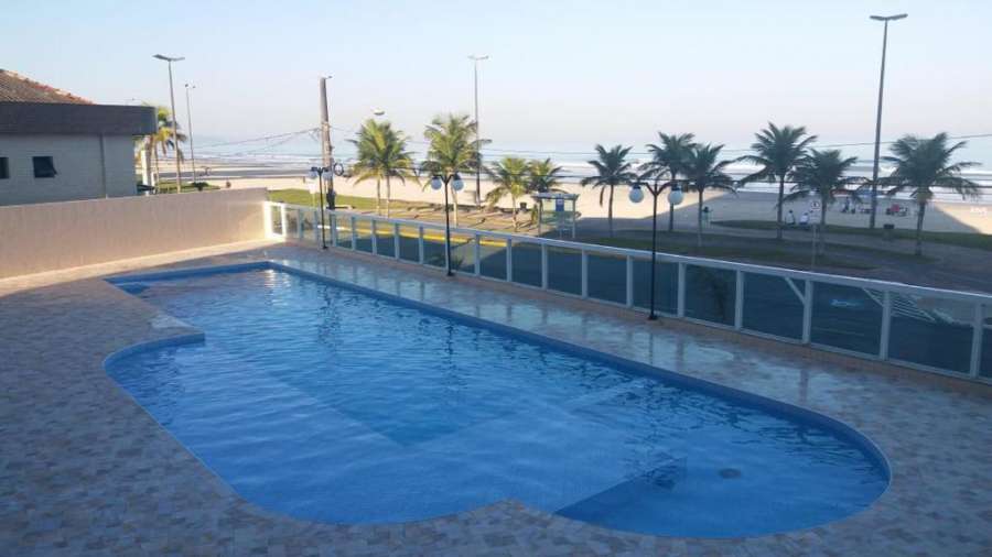 Praia Grande - Edifício Frente ao Mar com Piscina
