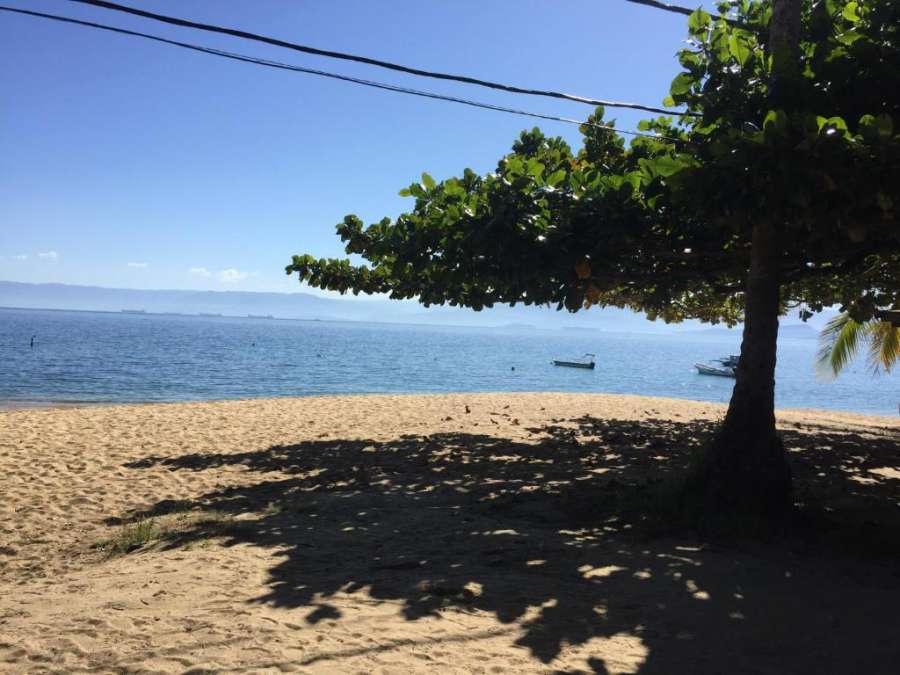 Pé na areia
