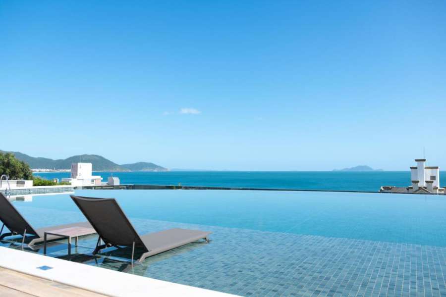 Apartamento NOVO com vista PANORAMICA da praia.