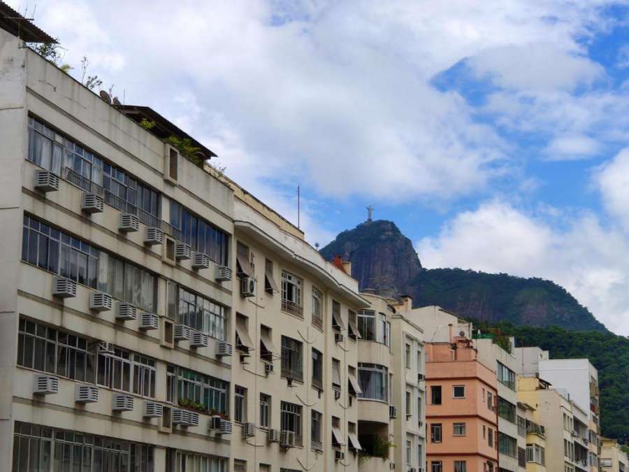 Praia de Copacabana FM604 Vista Cristo Redentor