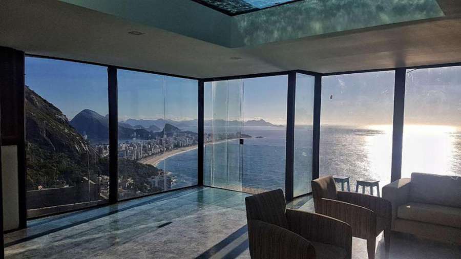 Casa de Vidro c Vista mais bonita do RJ e Piscina
