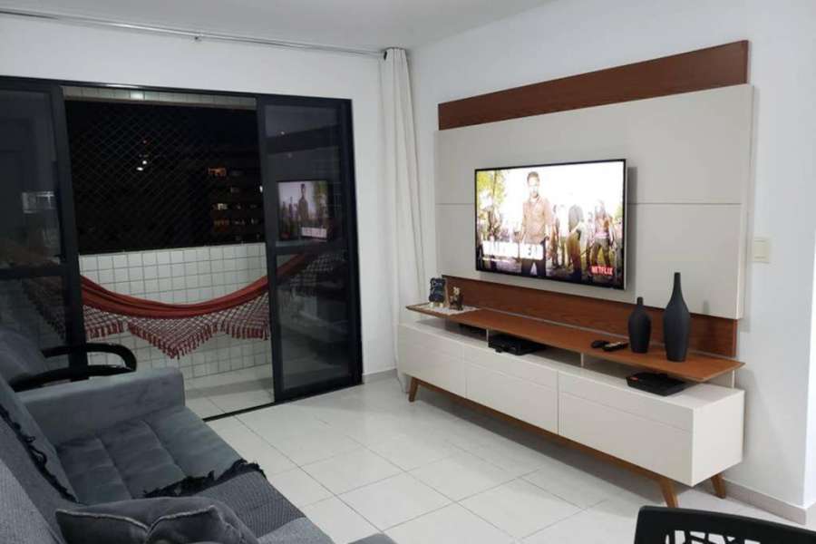 EDIFÍCIO MONTE PARADISO QUARTO E SALA MOBILIADO NA PONTA VERDE