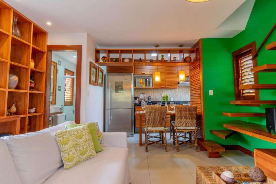 PF04 Maravilhoso Quarto e Sala Duplex - Vila de Praia do Forte