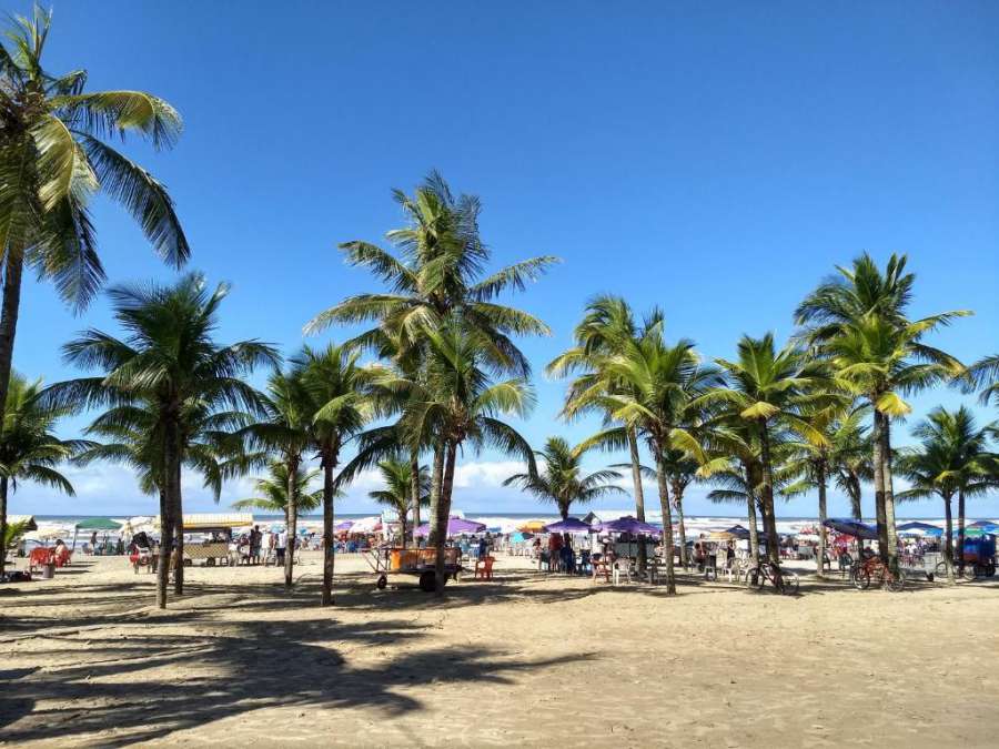 Apartamento Pé na Areia Wi-Fi Praia Grande Ocian