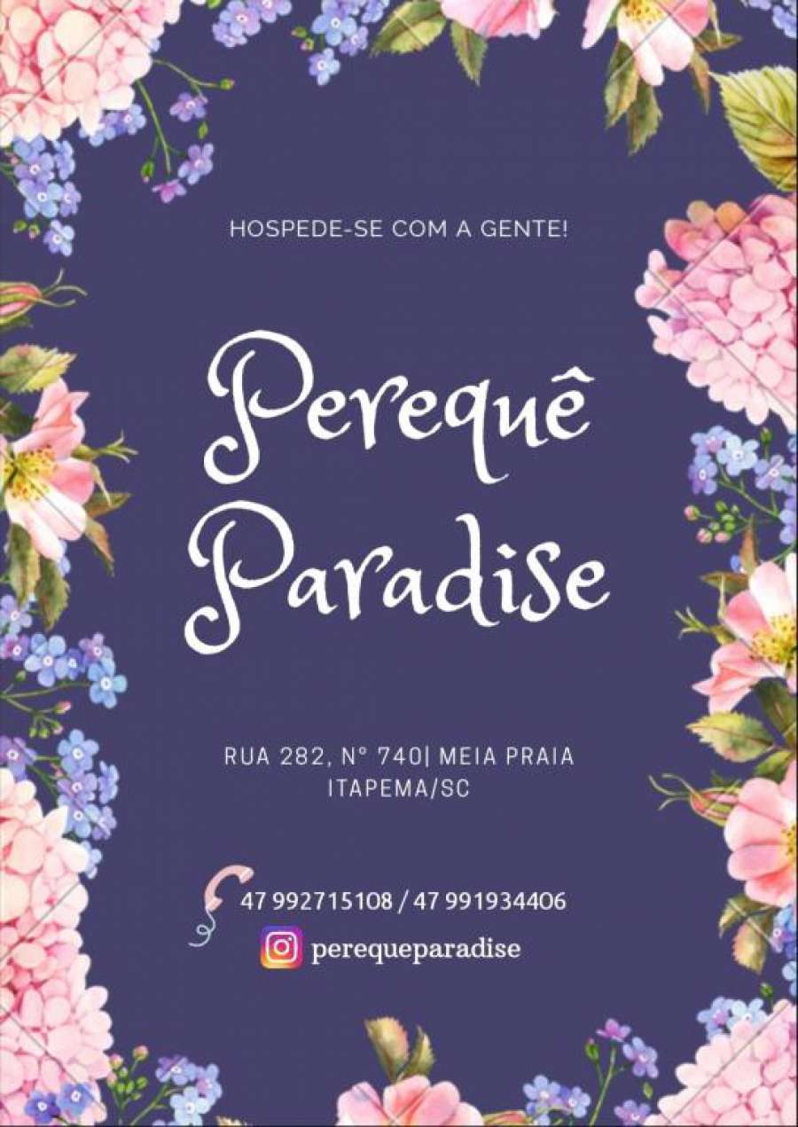 Perequê Paradise com café da manhã
