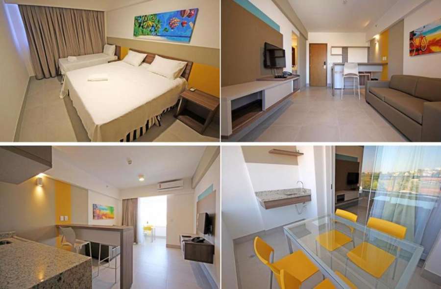 Olímpica Park Resort apartamento para 6 pessoas.