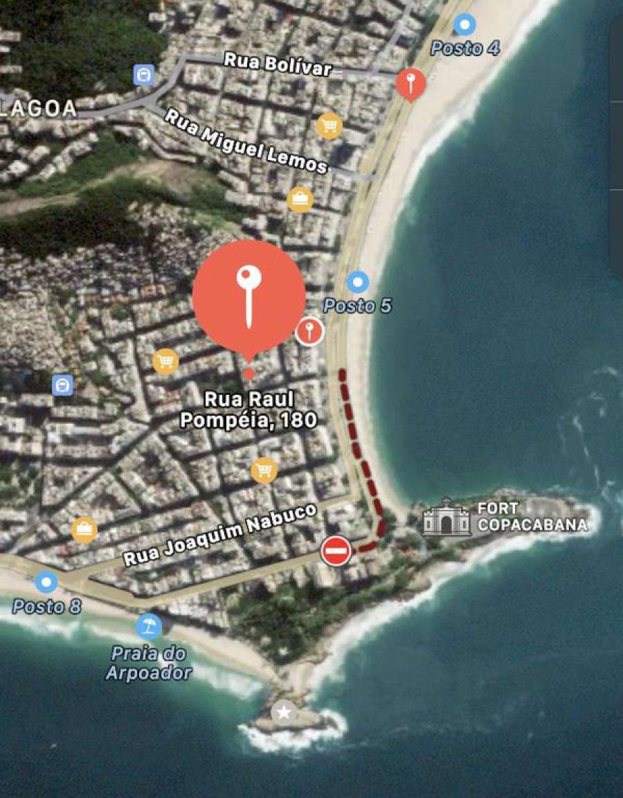 Proximo as praias de Copacabana e Ipanema REFORMADO
