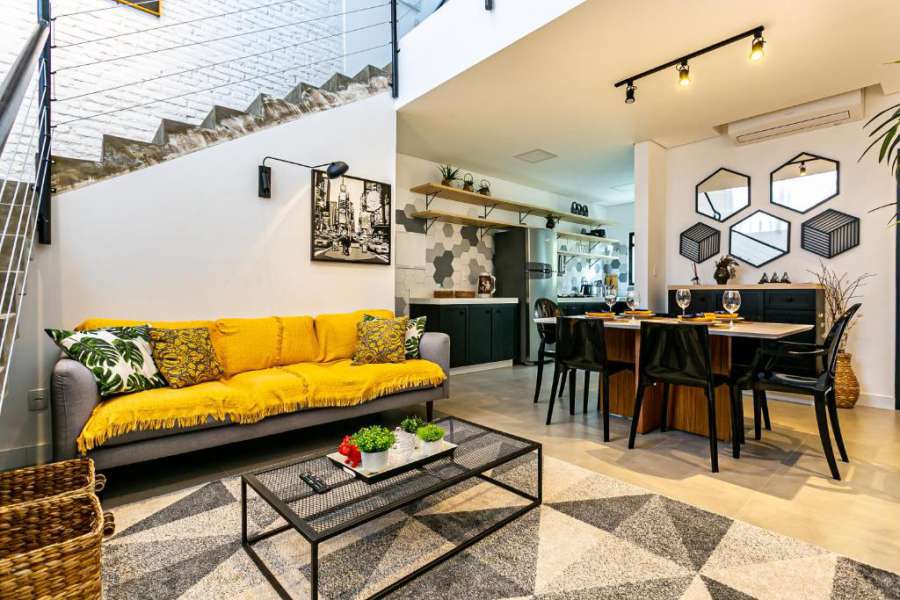 Casa loft com suíte no centro de Floripa VISE030