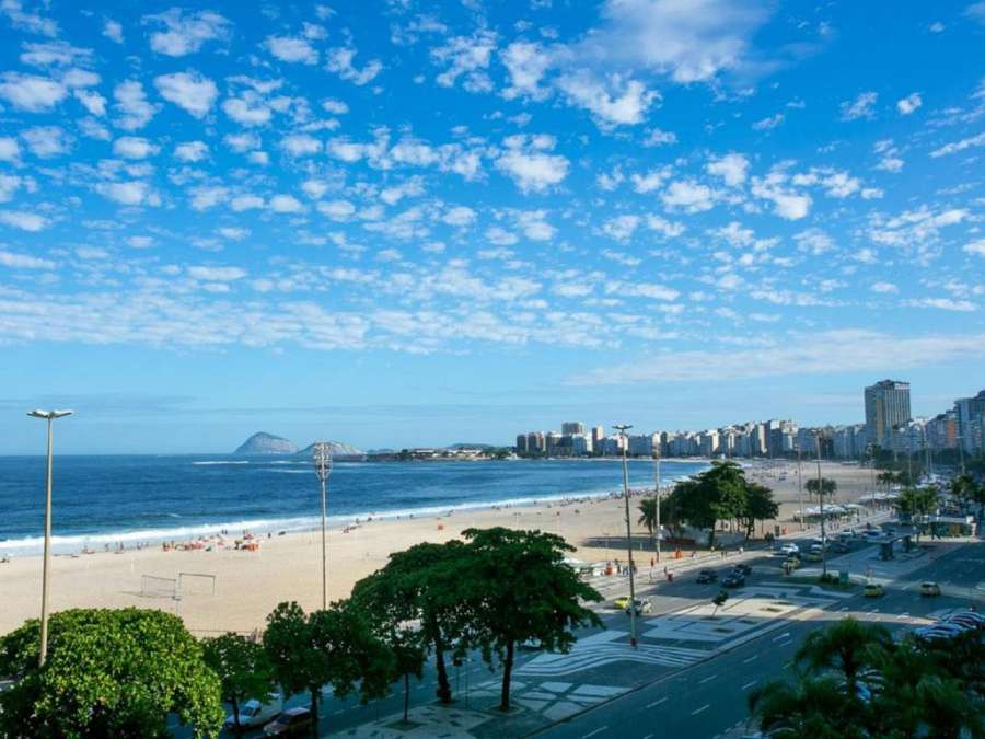 Foto do Deslumbrante vista para a Praia de Copacabana.