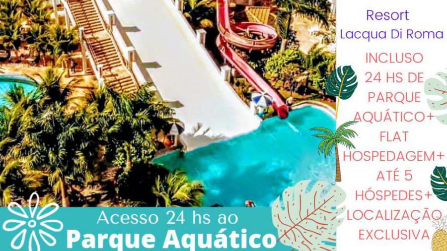 Foto do Resort Lacqua Di Roma com Super Parque Aquático INCLUSO para sua família!