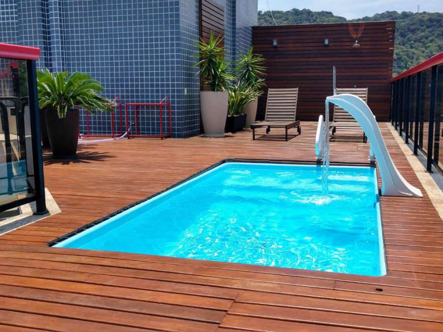 Foto do Cobertura Triplex na Enseada com Piscina Privativa