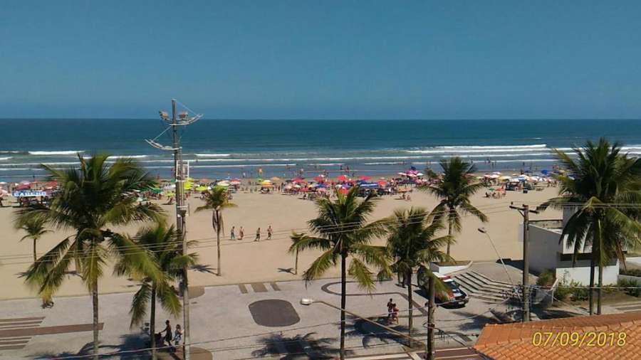 Foto do Prédio Frente Para o Mar na Praia Grande - Guilhermina