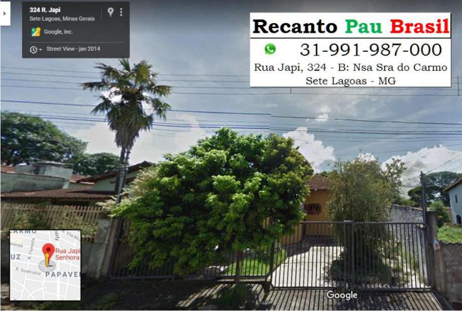 Foto do Recanto Pau Brasil