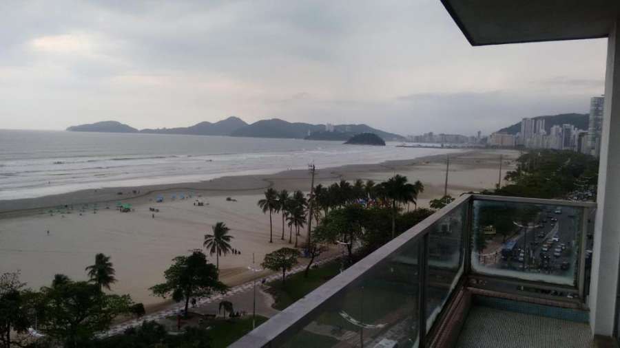 Foto do Frente praia Gonzaga em Santos