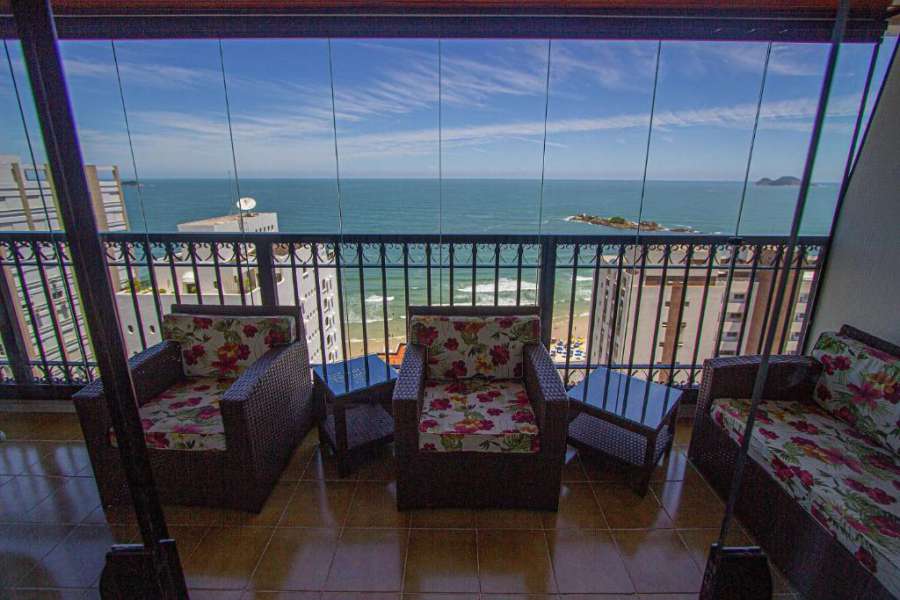 Foto do Apartamento com vista para o mar a uma quadra da praia