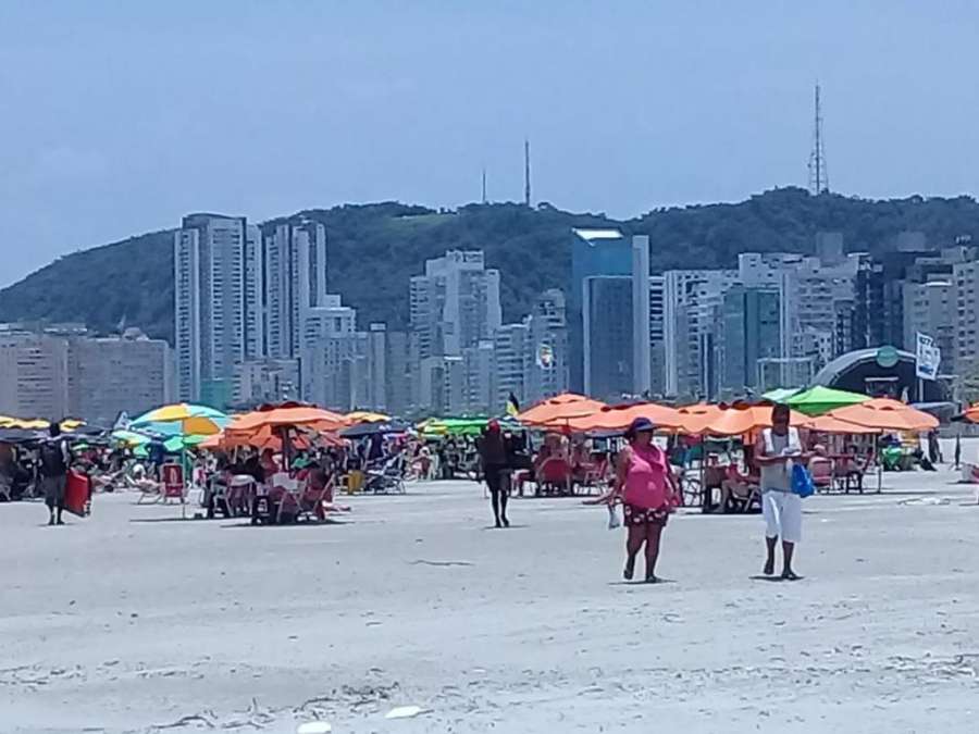 Foto do Apartamento na praia de Santos