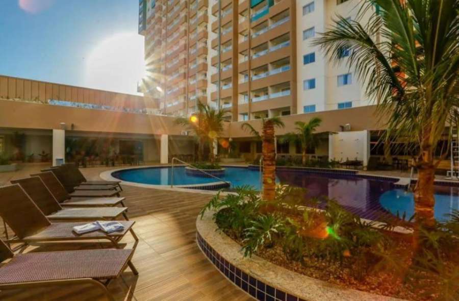 Foto do Apartamento de Luxo para até 6 pessoas em frente ao Thermas Olimpia