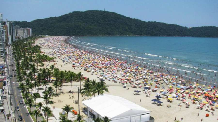 Foto do PRAIA GRANDE APARTAMENTO TEMPORADA com ar condicionado