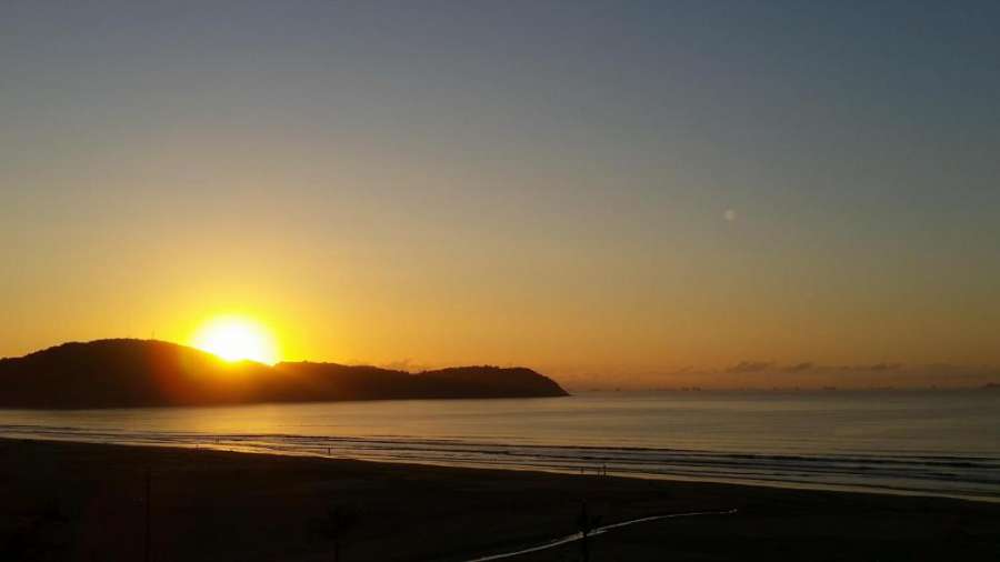 Foto do Apto espaçoso com vista para o mar na Praia Grande