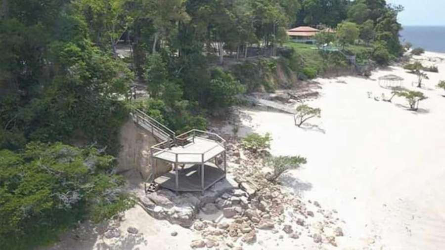 Foto do Chalé em área de chacara particular