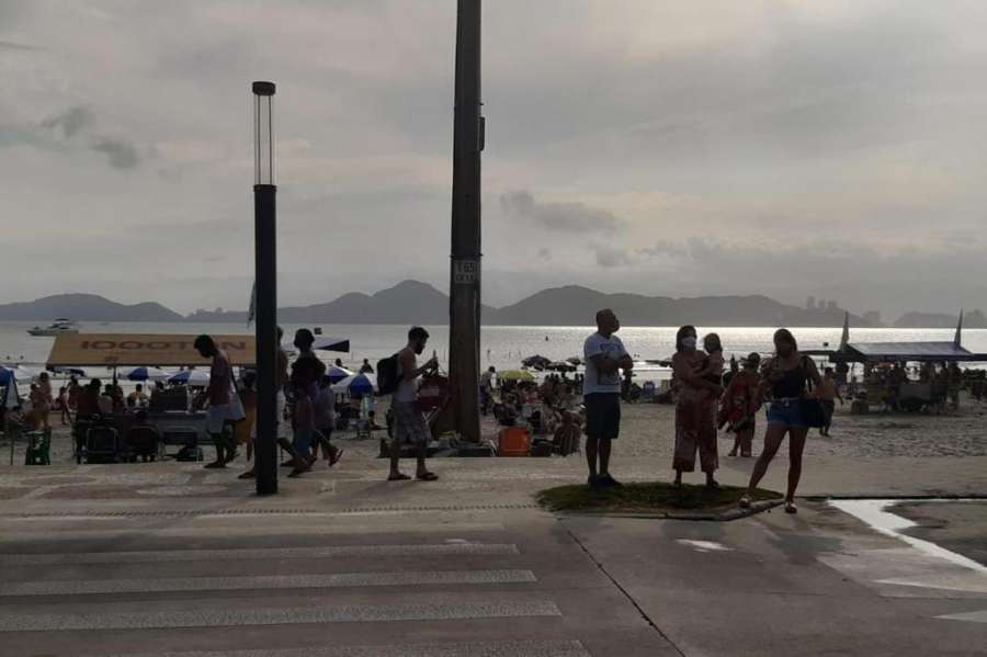 Foto do Frente à praia excelente localização