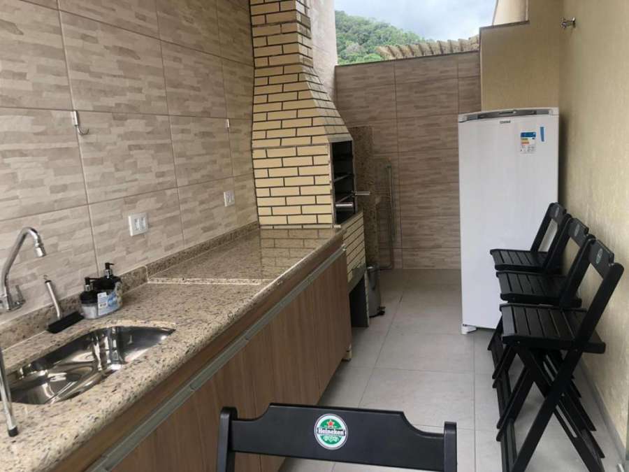 Foto do Apartamento com 02 dormitórios Muito bem equipado com Ar condicionado - 80 metros da Praia