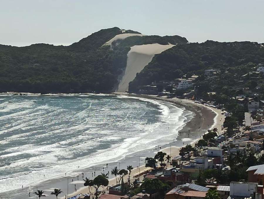 Foto do Flat no 18º andar - Vista de tirar o fôlego do Morro do Careca e praia de PontaNegra