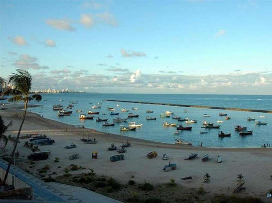 Foto do Flat na praia de Candeias