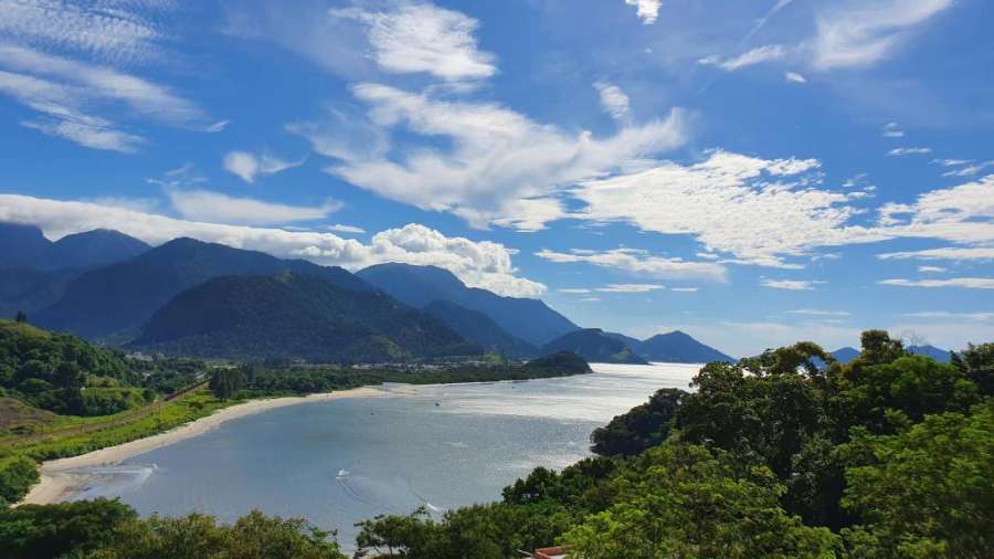 Foto do Casa da Colina com uma Super Vista em Praia Brava.